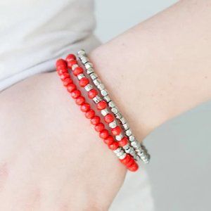 Very Vivacious - Red Bracelet